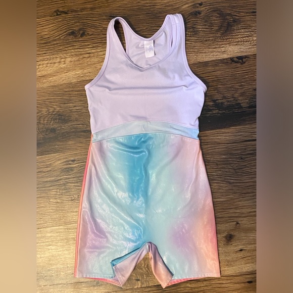 🔥3 for $10🔥 Girl’s More Than Magic Biketard Size 10/12 - Picture 1 of 4